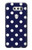 S3533 Blue Polka Dot Hülle Schutzhülle Taschen für LG V30, LG V30 Plus, LG V30S ThinQ, LG V35, LG V35 ThinQ