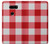 S3535 Red Gingham Hülle Schutzhülle Taschen für LG V30, LG V30 Plus, LG V30S ThinQ, LG V35, LG V35 ThinQ