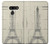 S3474 Eiffel Architectural Drawing Hülle Schutzhülle Taschen für LG G8 ThinQ