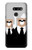 S3557 Bear in Black Suit Hülle Schutzhülle Taschen für LG G8 ThinQ