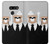 S3557 Bear in Black Suit Hülle Schutzhülle Taschen für LG G8 ThinQ