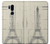 S3474 Eiffel Architectural Drawing Hülle Schutzhülle Taschen für LG G7 ThinQ