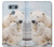 S3373 Polar Bear Hug Family Hülle Schutzhülle Taschen für LG G6