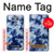 S3439 Fabric Indigo Tie Dye Hülle Schutzhülle Taschen für LG G6