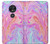S3444 Digital Art Colorful Liquid Hülle Schutzhülle Taschen für Motorola Moto G7 Play