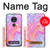 S3444 Digital Art Colorful Liquid Hülle Schutzhülle Taschen für Motorola Moto G7 Play