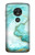 S3399 Green Marble Graphic Print Hülle Schutzhülle Taschen für Motorola Moto G7 Power