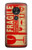 S3552 Vintage Fragile Label Art Hülle Schutzhülle Taschen für Motorola Moto G7 Power