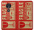 S3552 Vintage Fragile Label Art Hülle Schutzhülle Taschen für Motorola Moto G7 Power
