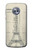 S3474 Eiffel Architectural Drawing Hülle Schutzhülle Taschen für Motorola Moto X4