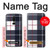 S3452 Plaid Fabric Pattern Hülle Schutzhülle Taschen für OnePlus 6