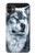 S0123 Grim White Wolf Hülle Schutzhülle Taschen für iPhone 11