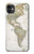 S0604 World Map Hülle Schutzhülle Taschen für iPhone 11
