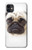 S1852 Pug Dog Hülle Schutzhülle Taschen für iPhone 11