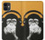 S2324 Funny Monkey with Headphone Pop Music Hülle Schutzhülle Taschen für iPhone 11
