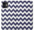 S2345 Navy Blue Shavron Zig Zag Pattern Hülle Schutzhülle Taschen für iPhone 11