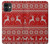 S2835 Christmas Reindeer Knitted Pattern Hülle Schutzhülle Taschen für iPhone 11