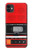 S3204 Red Cassette Recorder Graphic Hülle Schutzhülle Taschen für iPhone 11