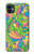 S3273 Flower Line Art Pattern Hülle Schutzhülle Taschen für iPhone 11