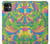 S3273 Flower Line Art Pattern Hülle Schutzhülle Taschen für iPhone 11