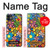 S3281 Colorful Hippie Flowers Pattern Hülle Schutzhülle Taschen für iPhone 11