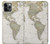 S0604 World Map Hülle Schutzhülle Taschen für iPhone 11 Pro