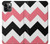 S1849 Pink Black Chevron Zigzag Hülle Schutzhülle Taschen für iPhone 11 Pro