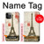S2108 Eiffel Tower Paris Postcard Hülle Schutzhülle Taschen für iPhone 11 Pro