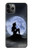 S2668 Mermaid Silhouette Moon Night Hülle Schutzhülle Taschen für iPhone 11 Pro