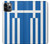 S3102 Flag of Greece Hülle Schutzhülle Taschen für iPhone 11 Pro