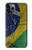 S3297 Brazil Flag Vintage Football Graphic Hülle Schutzhülle Taschen für iPhone 11 Pro