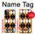 S3421 Black Orange White Argyle Plaid Hülle Schutzhülle Taschen für iPhone 11 Pro