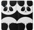 S2085 Panda Minimalist Hülle Schutzhülle Taschen für Samsung Galaxy A10e