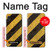 S2231 Yellow and Black Line Hazard Striped Hülle Schutzhülle Taschen für Samsung Galaxy A10e