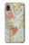 S3418 Vintage World Map Hülle Schutzhülle Taschen für Samsung Galaxy A10e