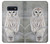 S1566 Snowy Owl White Owl Hülle Schutzhülle Taschen für Samsung Galaxy S10e