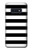 S1596 Black and White Striped Hülle Schutzhülle Taschen für Samsung Galaxy S10e