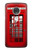 S0058 British Red Telephone Box Hülle Schutzhülle Taschen für Motorola Moto G7, Moto G7 Plus