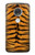 S0576 Tiger Skin Hülle Schutzhülle Taschen für Motorola Moto G7, Moto G7 Plus