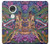S1240 Bali Painting Hülle Schutzhülle Taschen für Motorola Moto G7, Moto G7 Plus