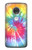 S1697 Tie Dye Colorful Graphic Printed Hülle Schutzhülle Taschen für Motorola Moto G7, Moto G7 Plus