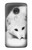 S2569 White Arctic Fox Hülle Schutzhülle Taschen für Motorola Moto G7, Moto G7 Plus