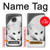 S2569 White Arctic Fox Hülle Schutzhülle Taschen für Motorola Moto G7, Moto G7 Plus