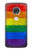 S2683 Rainbow LGBT Pride Flag Hülle Schutzhülle Taschen für Motorola Moto G7, Moto G7 Plus