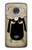 S2826 Cute Cartoon Unsleep Black Sheep Hülle Schutzhülle Taschen für Motorola Moto G7, Moto G7 Plus