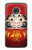 S2839 Japan Daruma Doll Hülle Schutzhülle Taschen für Motorola Moto G7, Moto G7 Plus