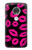 S2933 Pink Lips Kisses on Black Hülle Schutzhülle Taschen für Motorola Moto G7, Moto G7 Plus