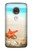 S3212 Sea Shells Starfish Beach Hülle Schutzhülle Taschen für Motorola Moto G7, Moto G7 Plus