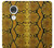 S3365 Yellow Python Skin Graphic Print Hülle Schutzhülle Taschen für Motorola Moto G7, Moto G7 Plus