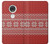 S3384 Winter Seamless Knitting Pattern Hülle Schutzhülle Taschen für Motorola Moto G7, Moto G7 Plus